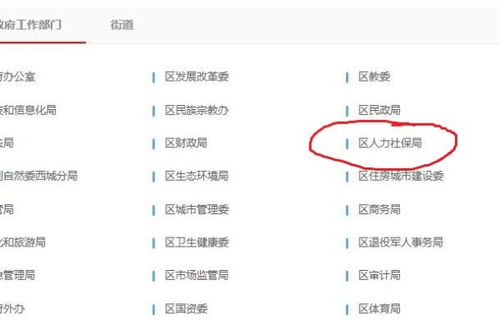 北京西城区人力资源和社会保障局网址是什么 急急急